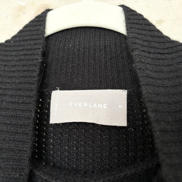 Everlane Cashmere Waffle Square Turtleneck Sweater - Picture 3 of 6